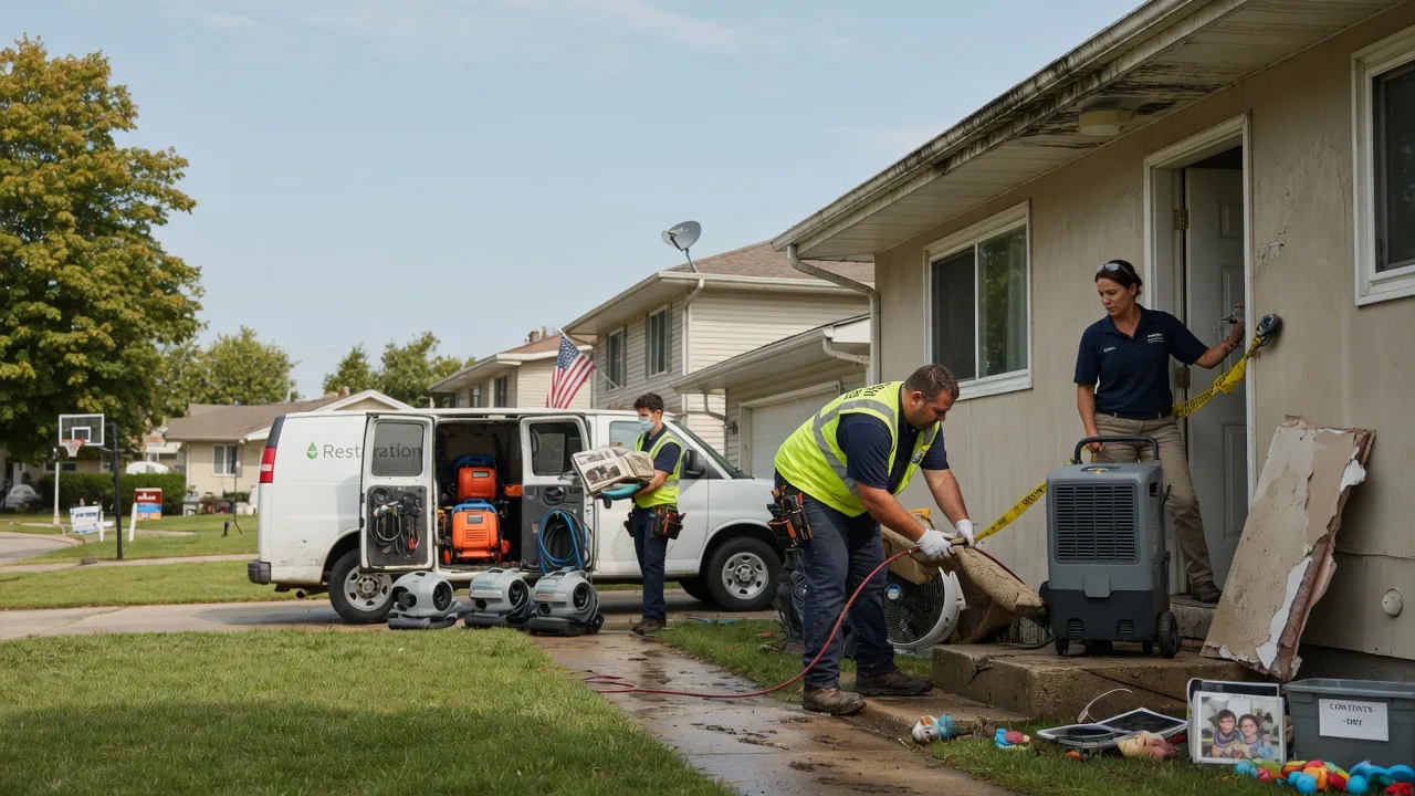 Water Damage Restoration in Timewell, IL near me
